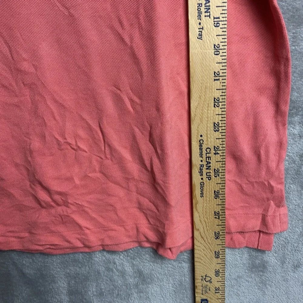 Polo Ralph Lauren Mens XL Classic Fit Polo Shirt Red Embroidered Logo